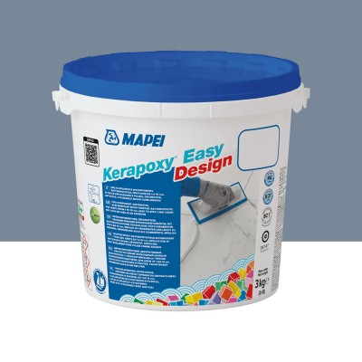 Епоксидний шовний заповнювач (фуга) MAPEI KERAPOXY EASY DESIGN №125, сірий замок, 3 кг (5KB012503)